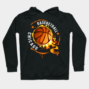 Graphic Basketball Name Chicago Classic Styles Hoodie